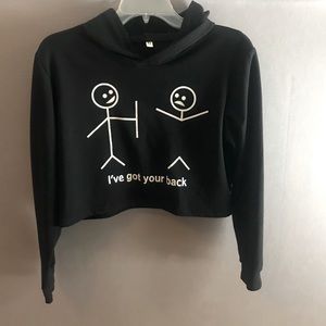 Crop hoodie